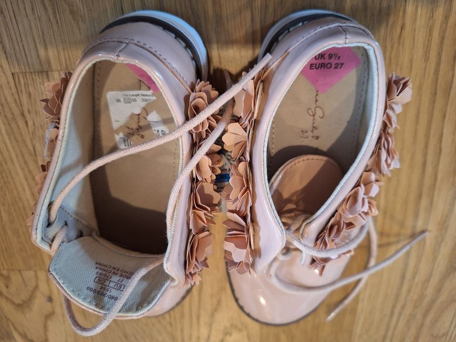 Półbuty butki botki dla dziewczynki rozmiar 27