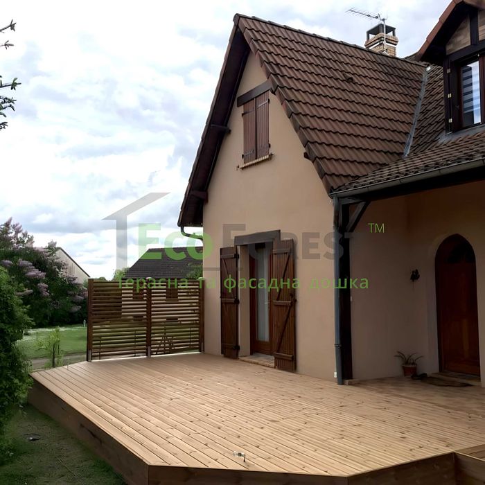 Террасная доска Термососна. Термодерево 26х140мм