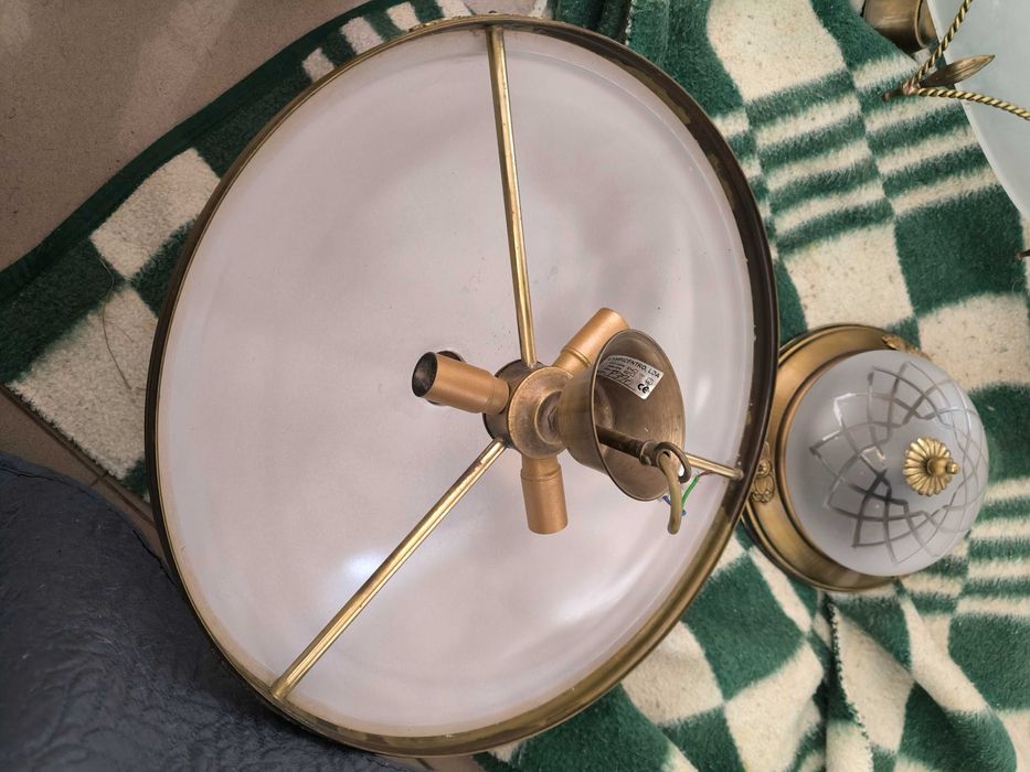 Candeeiro de tecto rústico