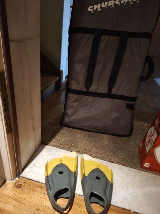 Vendem se 2 pranchas de bodyboard com saco e barbatanas