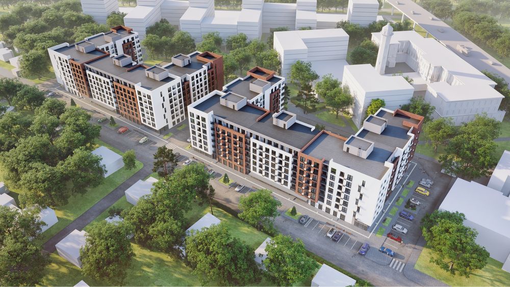 Простора одокімнатна квартира в ЖК Central City