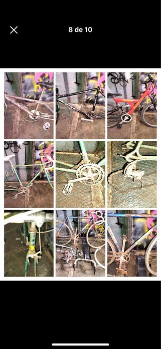 Lote bicicletas corrida raleigh chopper pasteleiras bmx gt