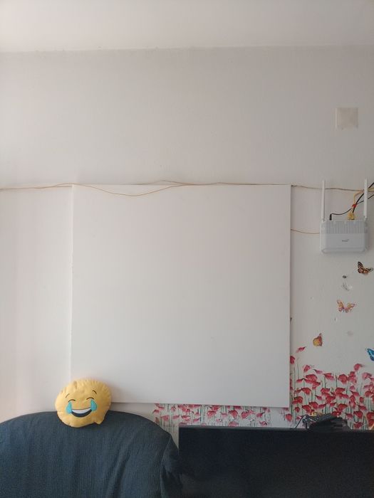 Vendo projetor led funcionar com sistema dele normal com tela