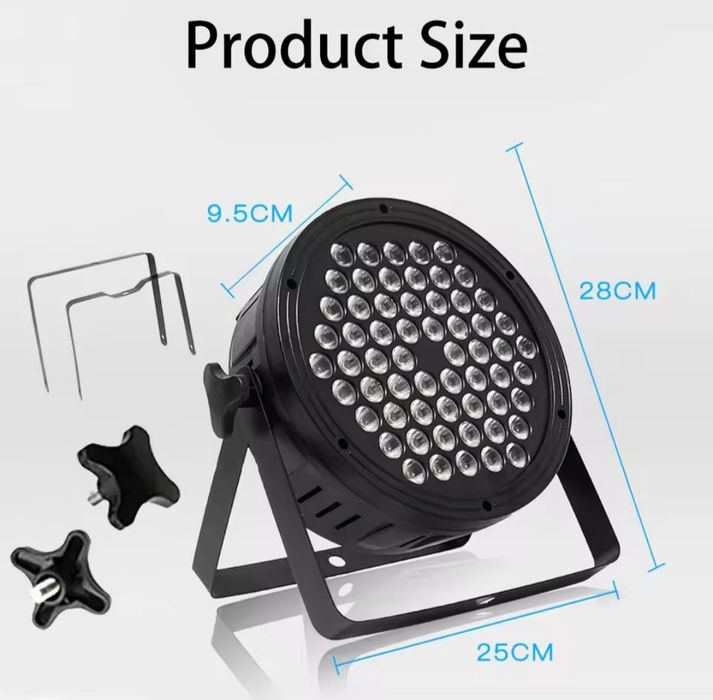Luz palco PAR 180w Led dmx