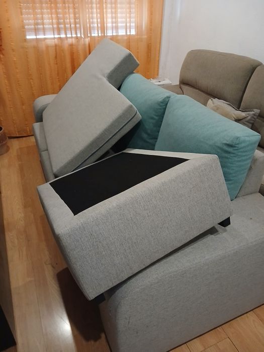 sofá que dá para trocar o lado do chaise long