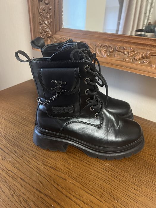 Зимові ботінки, черевики 36 розмір шкіра