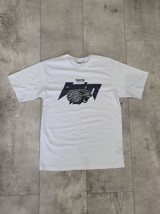 Koszulka Trapstar Shooters Playoff Tee biała T-shirt Y2K Drip UK