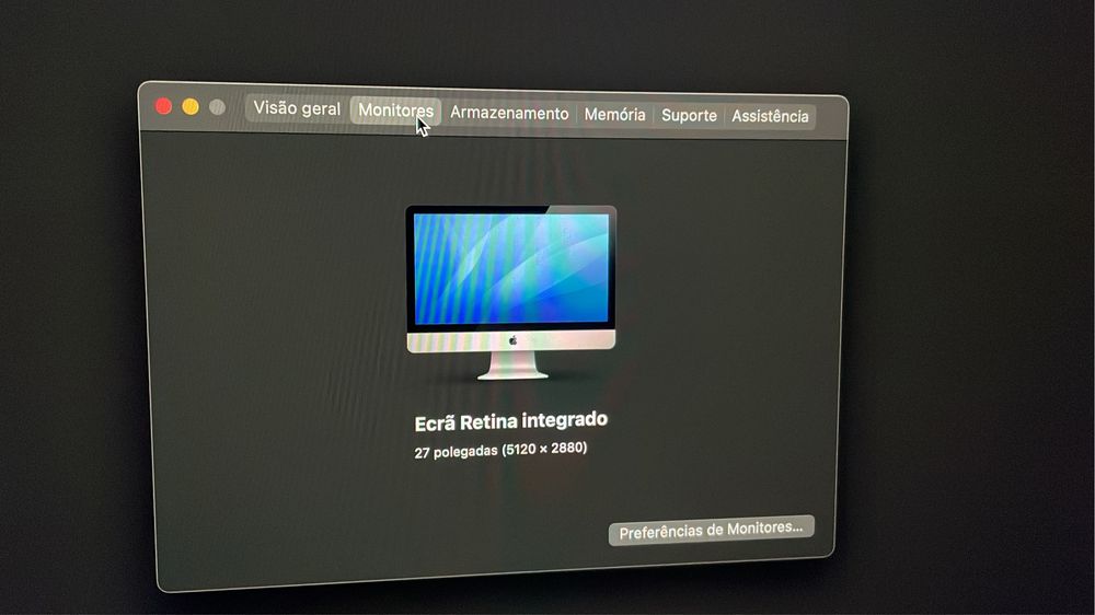 Apple iMac retina 5k 27” meados de 2015 - i5 | 16GB | 480 GB SSD + 1TB HDD