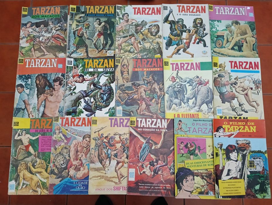 38 Livros Tarzan de diversas coleções