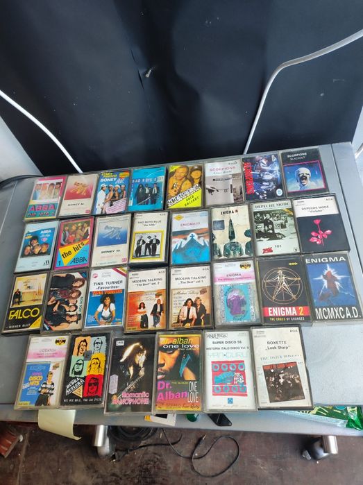Zestaw kaset magnetofonowych,tylko kultowe tytuły