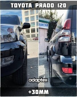 Колесная проставка- адаптер 30мм PCD 6x139.7 DIA 106.1 со шпильками