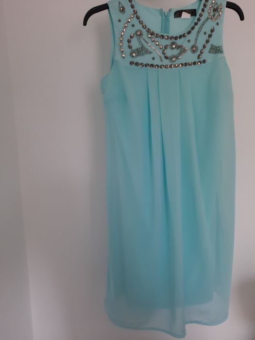 Sukienka jasnoniebieska bonprix r.40