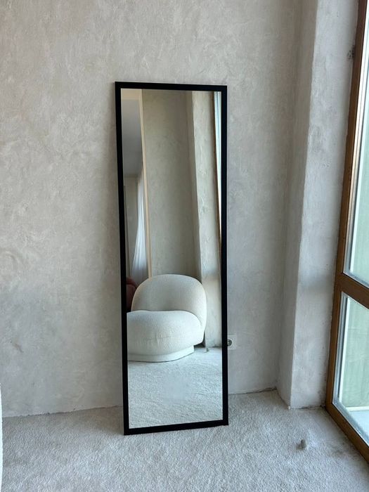 Дзеркало в повний зріст. Напольное/настенное зеркало чёрное, белое
