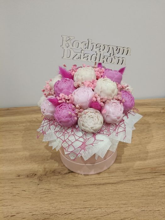 Flowerbox ze świec sojowych