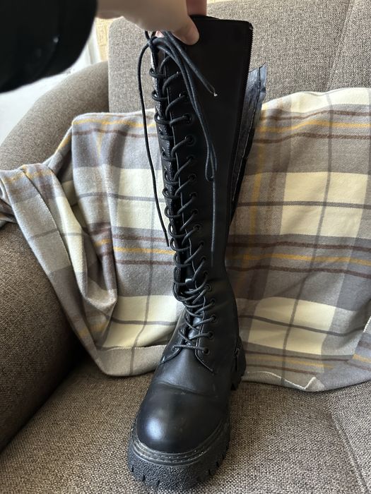 Шкіряні берци (нові, 1 раз взуті)