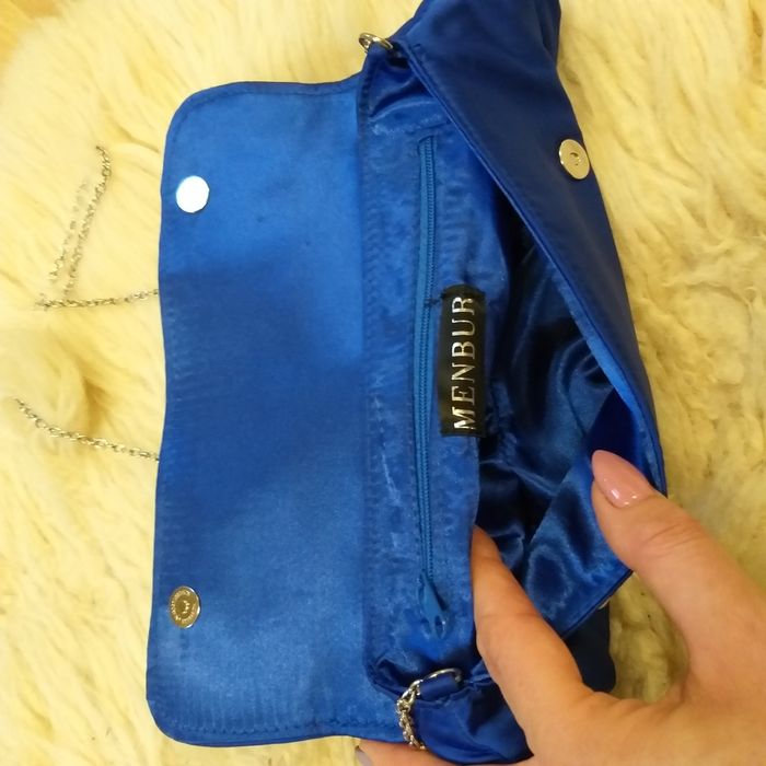 Kopertówka torebka satynowa Menbur chaberkowa