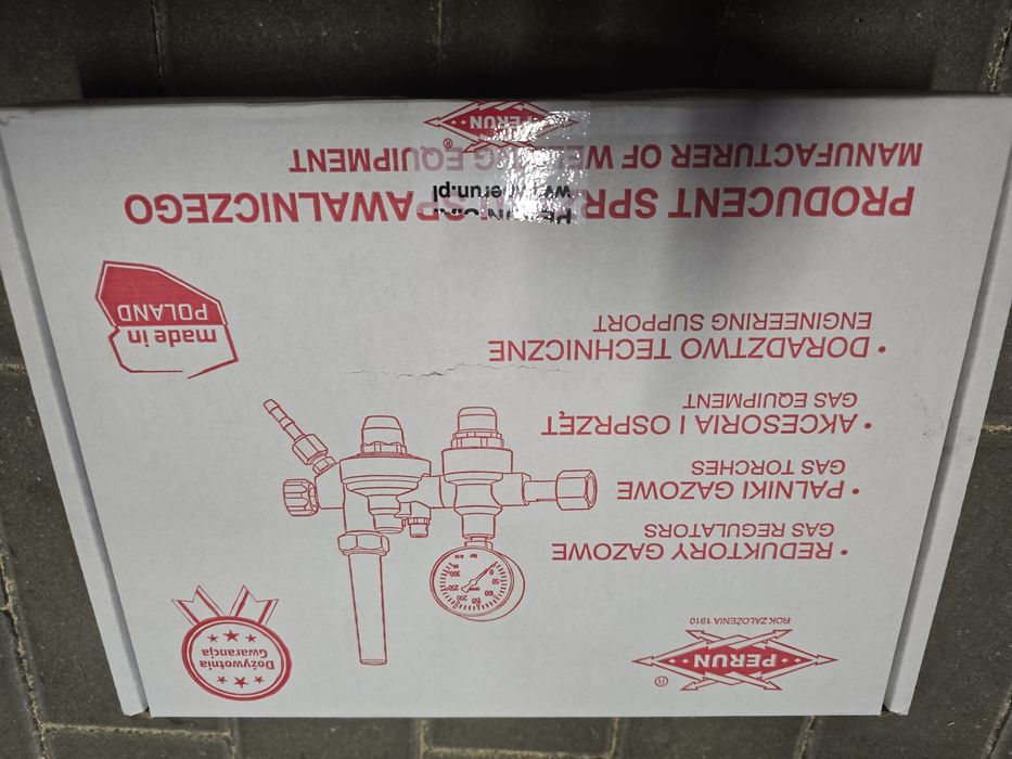 Reduktor spawalniczy Perun argon/co2 Nowy
