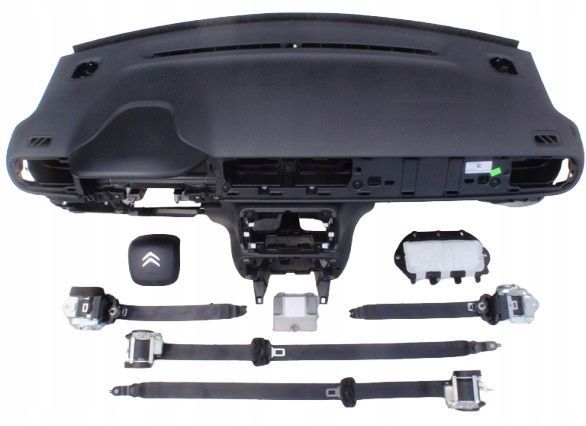 komplet poduszki deska pas pasy citroen c3 iii