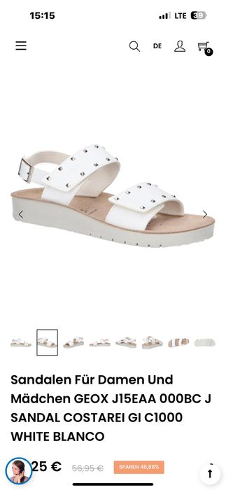 Босоніжки geox на дівчинку