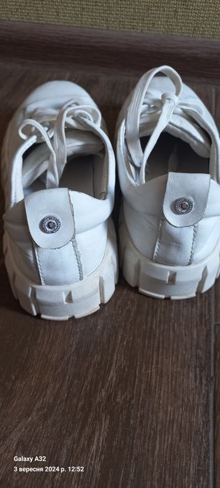 Шкіряніі туфлі на устілку 20-20,5см