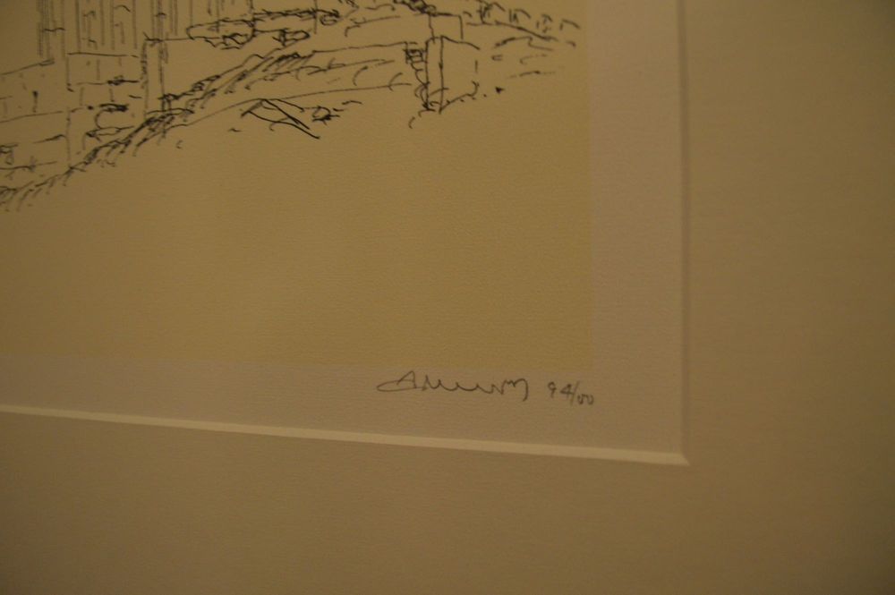 Serigrafia do Arquitecto Adalberto Dias