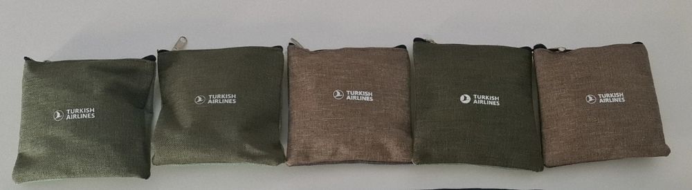 Conjunto classe executiva. Turkish Airlines.  Novo