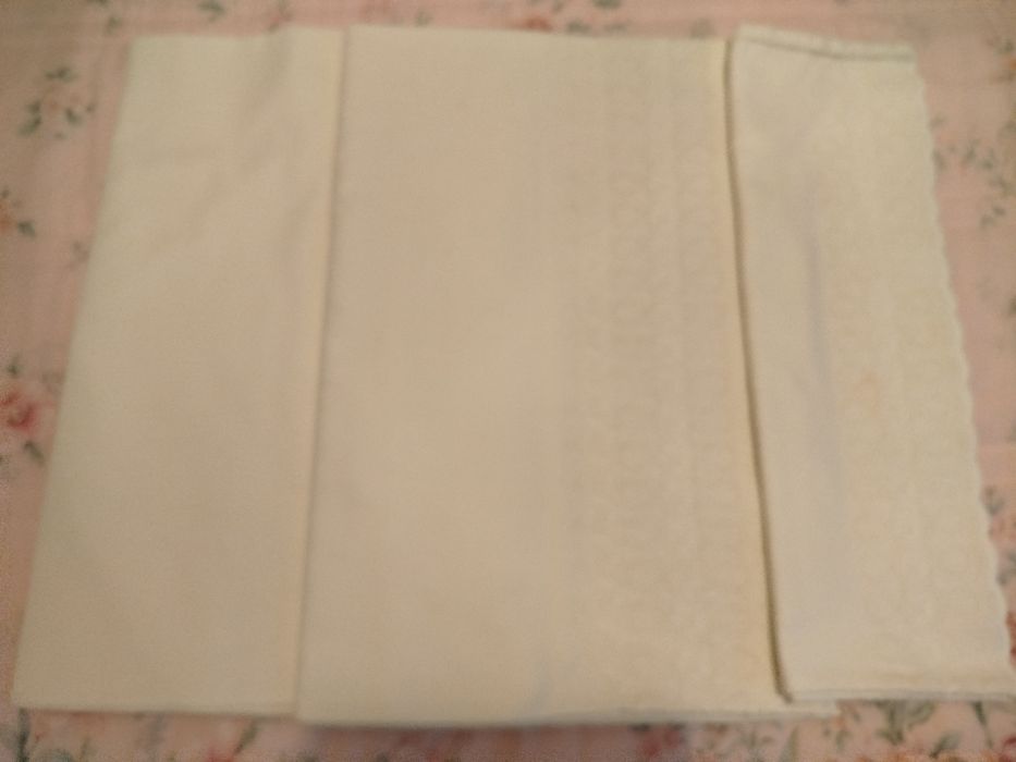 2 Jogos de lençóis de cama de casal