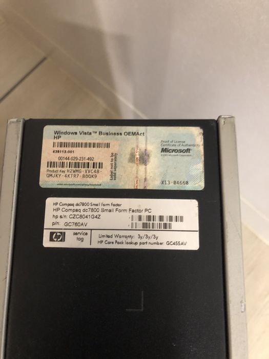 Monitor compaq tft