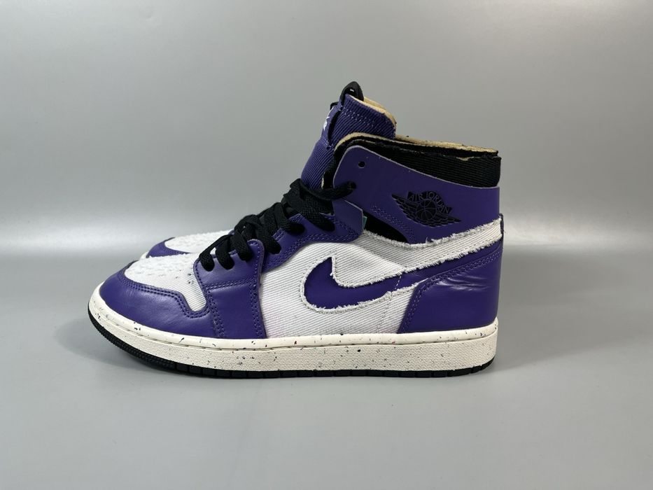 Кросівки Jordan 1 High Zoom Crater Purple 41 розмір (по устілці 26.5 с