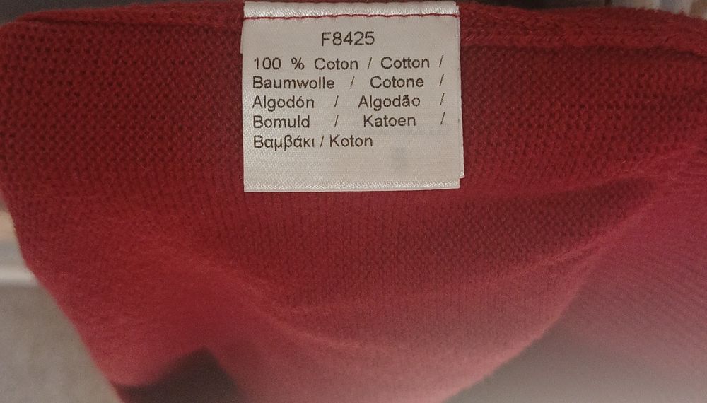 Bordowy Sweter Lacoste