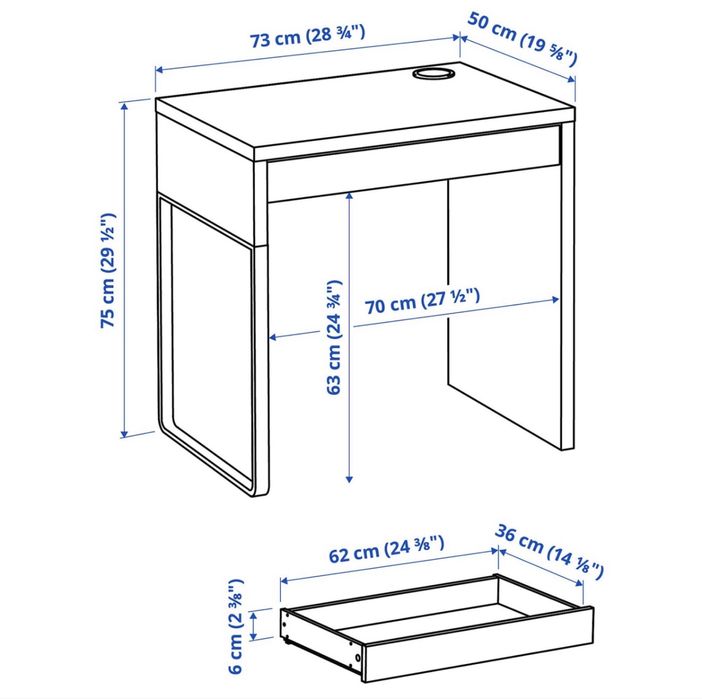 Secretaria ikea  micke mesa