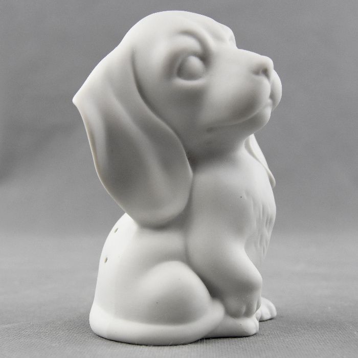 Paliteiro em Biscuit em forma de Cão