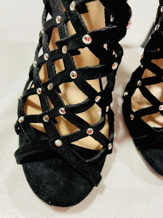 Nowe plecione buty 36 High heels 24 cm wkładka