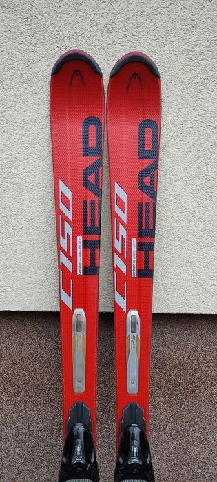 Narty zjazdowe HEAD C150 170cm + Wiazania Tyrolia SL 10 + Kijki Atomic