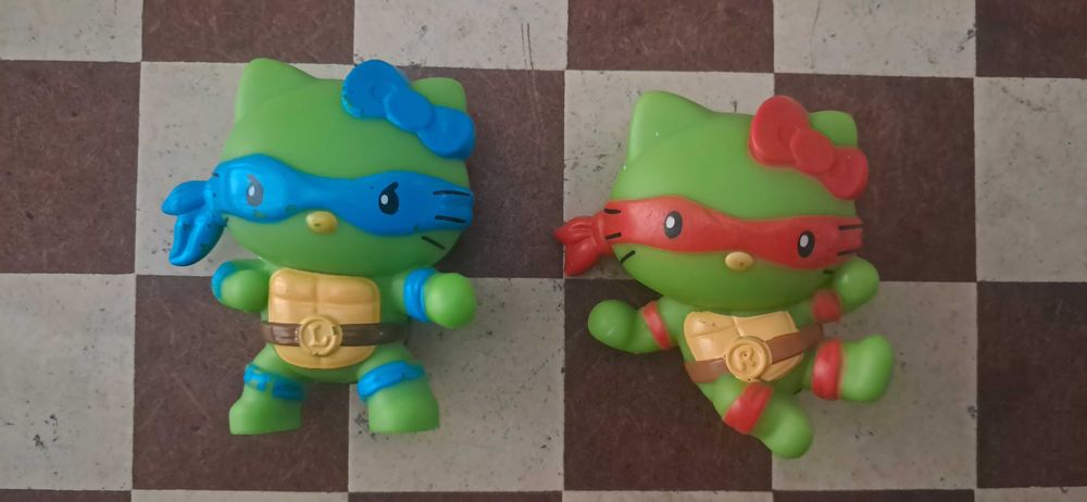 Figuras bonecas hello kitty Tartarugas ninja