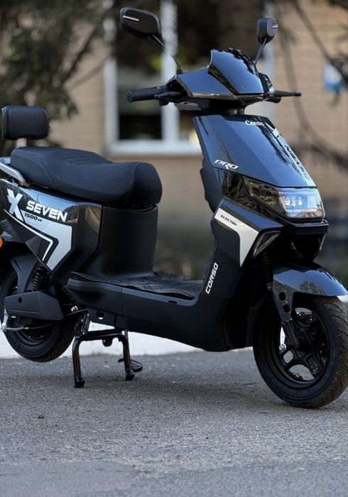 ‼️Безкоштовна доставка.Літій. Электроскутер Corso SevenX 1500W 72V/30Ah