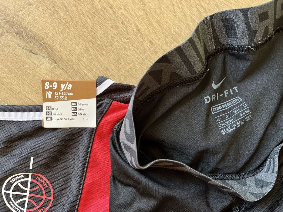 Dwustronna koszulka do koszykówki plus panty Nike gratis