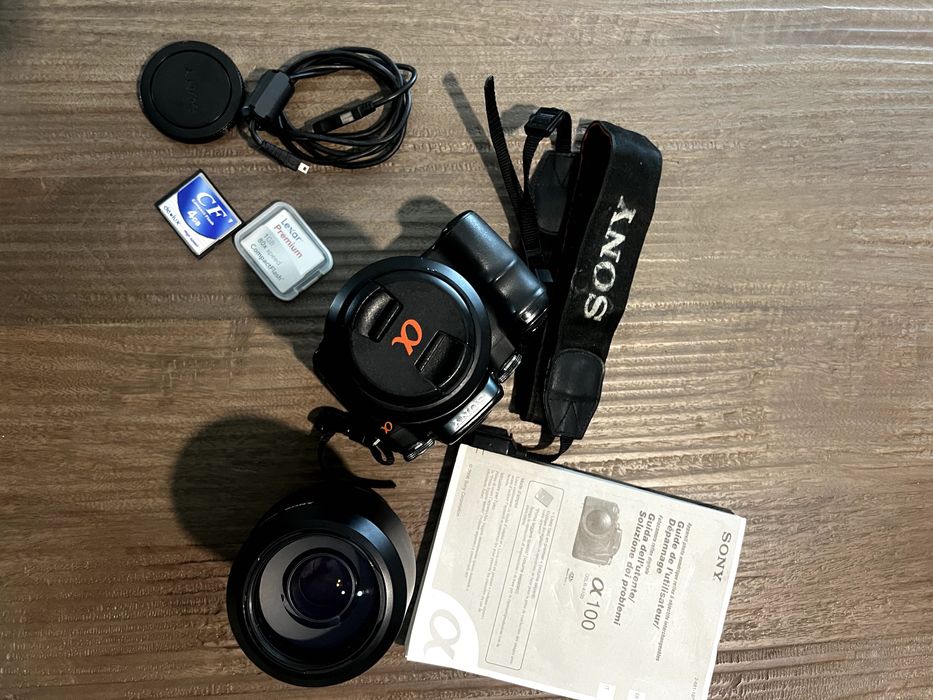 Sony Alpha 100 em bom estado