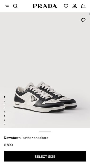 Prada Downtown Leather