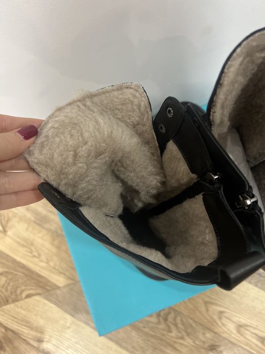 Зимові шкіряні черевики