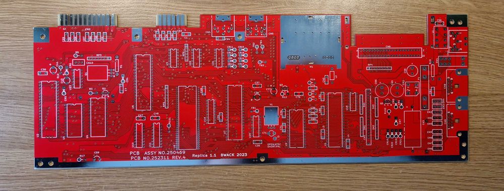 Płyta C64c assy 250469 rev 4 Shortboard PCB do lutowania