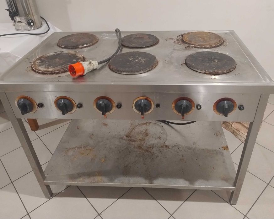 Kuchnia elektryczna 6 płytowa , gastronomiczna