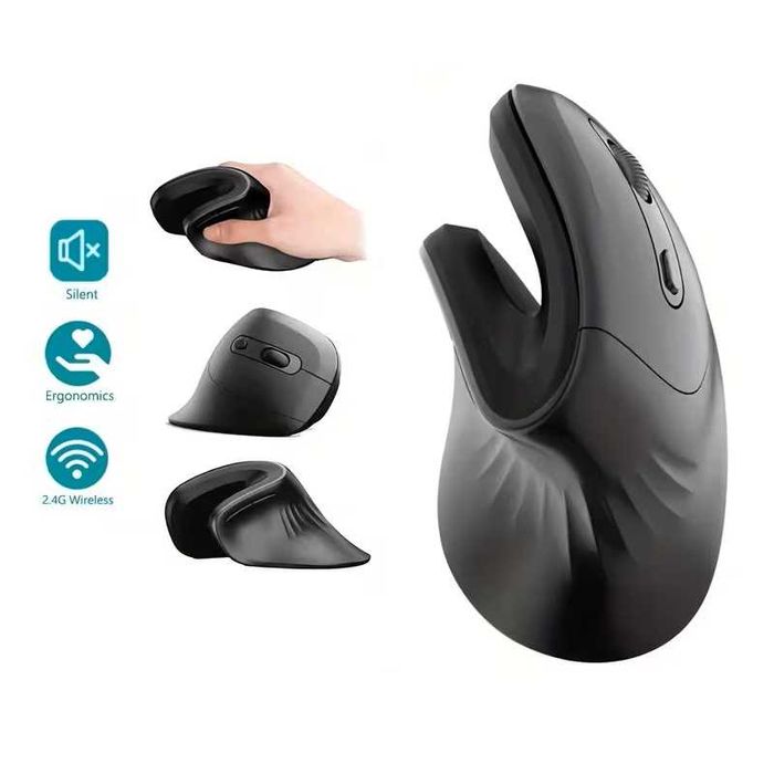 NOVO - U1 Rato Vertical Ergonómico - Silencioso
