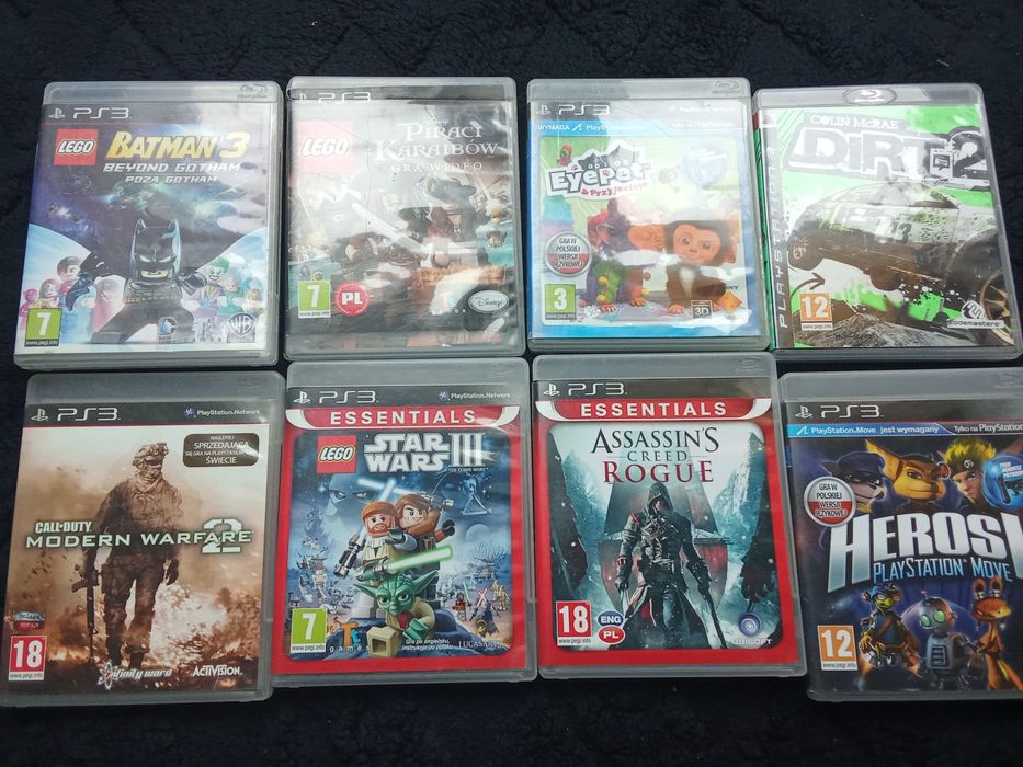 Sprzedam gry na PlayStation 3