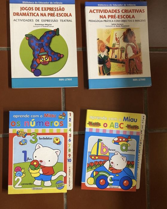 Cadernetas completas , coleções , livros novos de crianca , de medicina , culinaria, catecismo 3 ano …