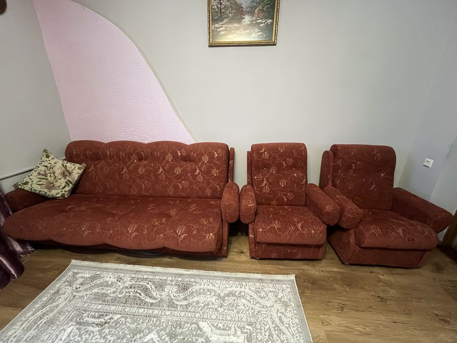 Мяка частина (диван і 2 крісла)
