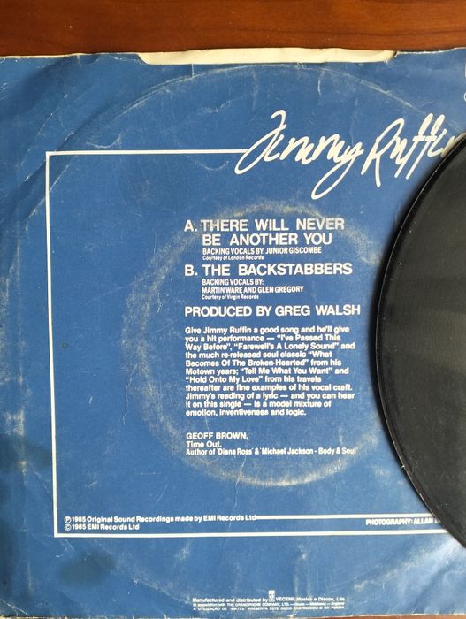 Disco de vinil single Jimmy Ruffin