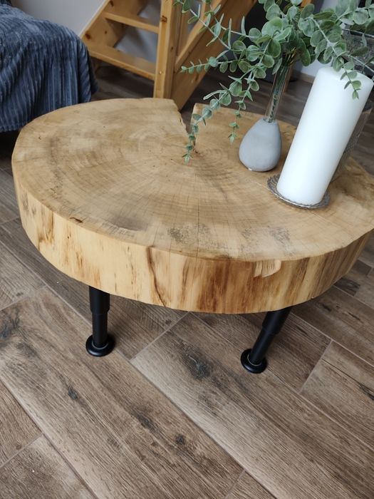 Stolik plaster drewniany 70 cm