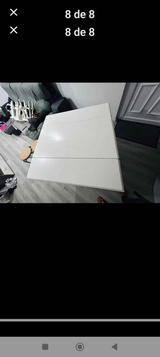 Mesa e 6 bancos de cozinha