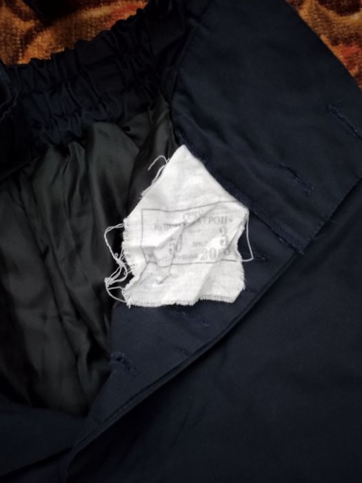 Утеплённые штаны на поддтяжках